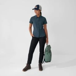 FJÄLLRÄVEN HIGH COAST LITE SHIRT SS W Damen - Outdoor Bluse -FJÄLLRÄVEN Verkaufsgeschäft 5637911995 e high coast lite shirt ss w fjaellraeven 24 1