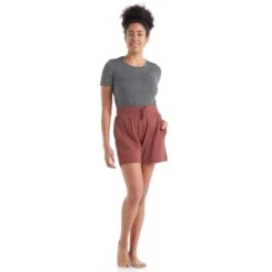 Icebreaker WOMEN CRUSH SHORTS Damen - Shorts -FJÄLLRÄVEN Verkaufsgeschäft 5637917441 e w crush shorts icebreaker 24