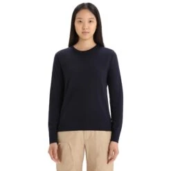 Icebreaker WOMEN WILCOX LS SWEATER Damen - Wollpullover -FJÄLLRÄVEN Verkaufsgeschäft 5638008664 c women wilcox ls sweater icebreaker 24 1